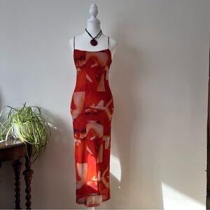 Tiger Mist Womens Maxi Bodycon Dress sz XS baddie